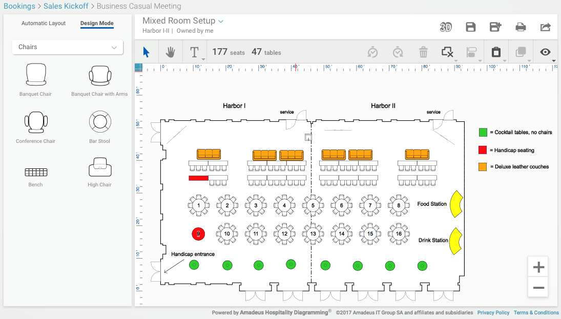 Business Casual Room Plan