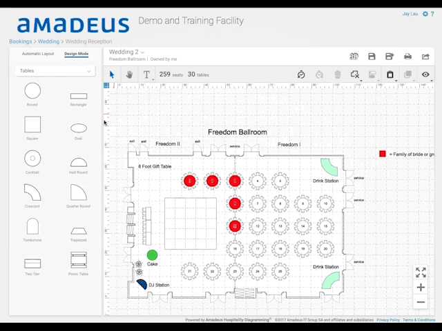 Amadeus Diagramming Software Demo