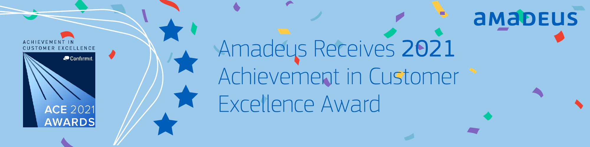 Amadeus Receives 2021 Achievement in Customer Excellence Award
