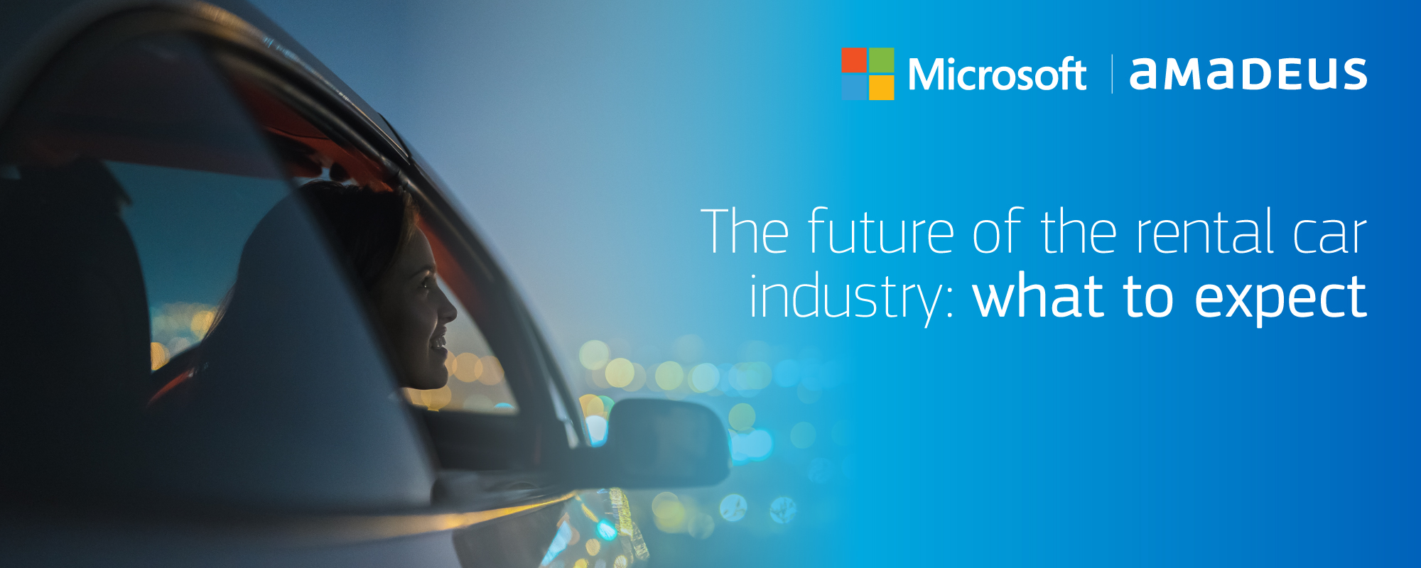 Mobility as a Service (MaaS) Revealed as Top Trend for Future of Car Rental Market, Finds Amadeus and Microsoft Report