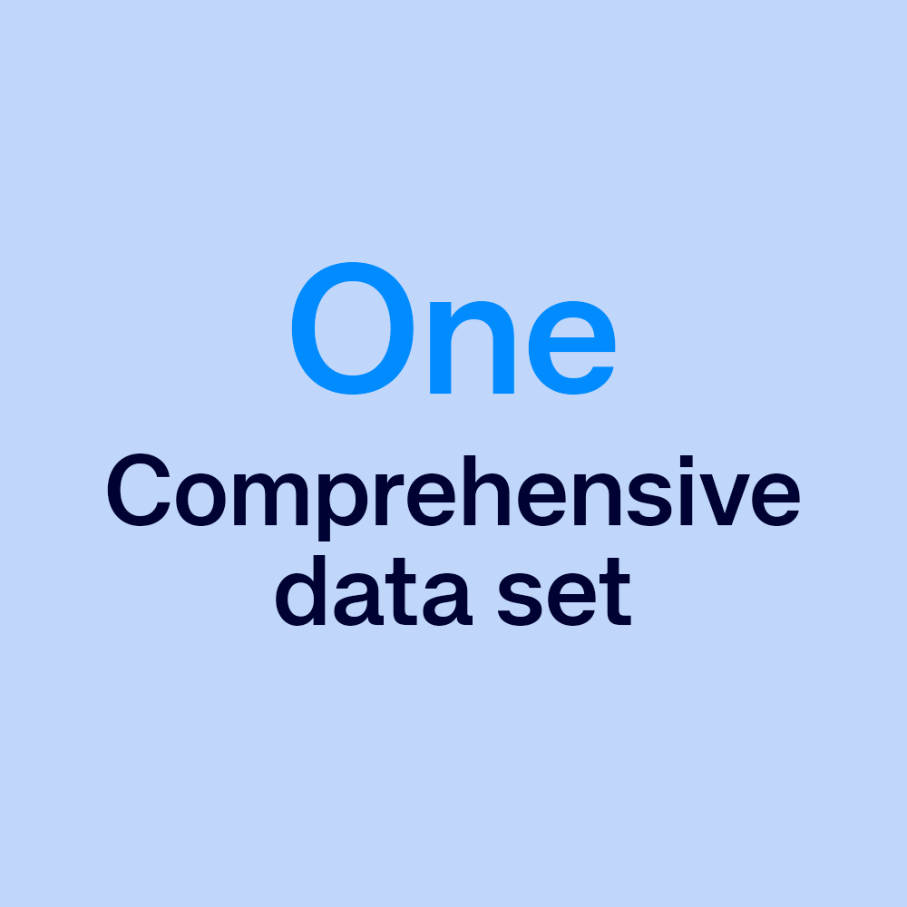 One comprehensive data set