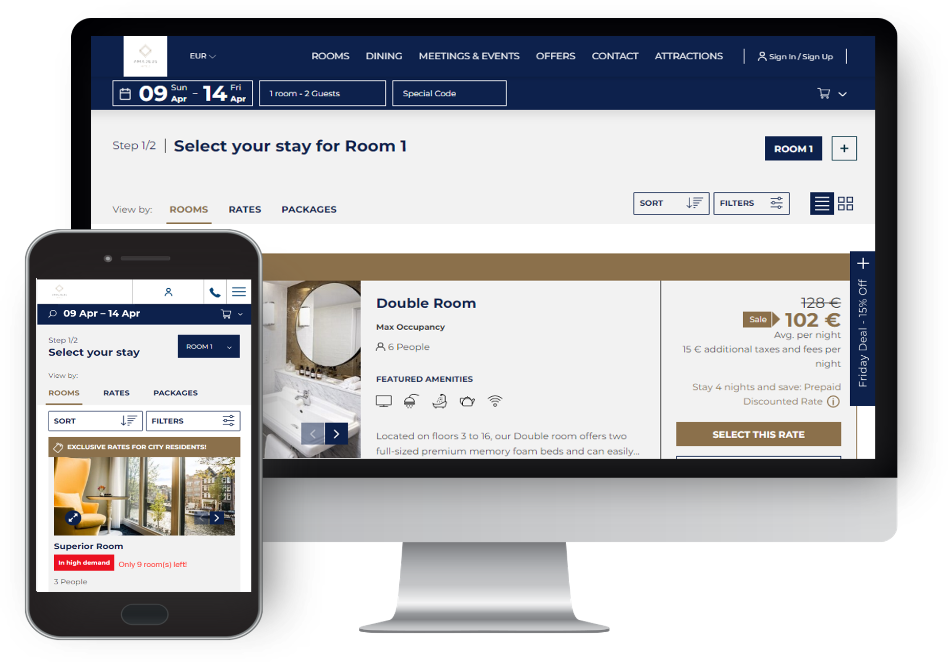 Hotel Booking Software | Amadeus Hospitality