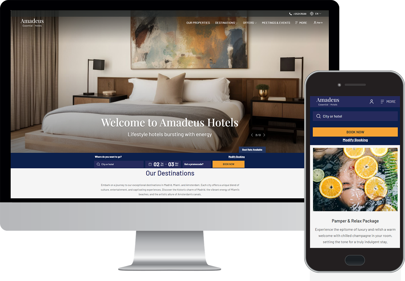 Hotel Booking Software | Amadeus Hospitality